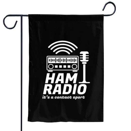 Ham Radio Contact Sport Funk Amateur Garden Flags