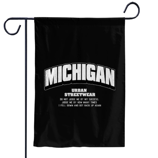 MICHIGAN STREETWEAR Garden Flags
