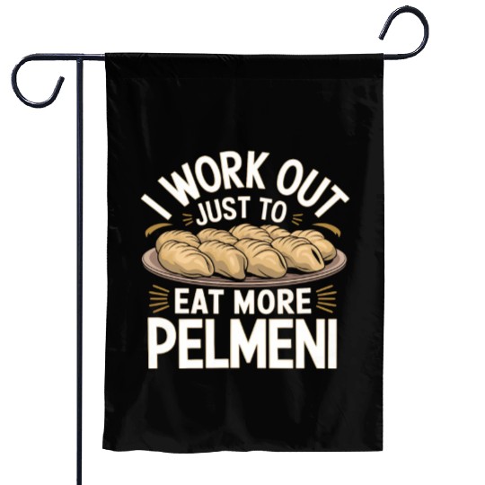 Pelmeni Dumpling Traditional Russian Garden Flags