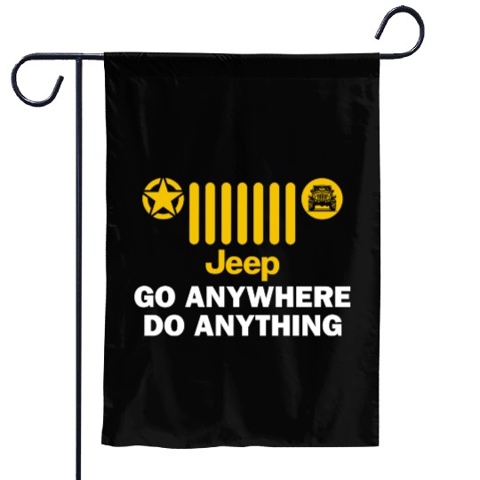 Jeep Go Anywhere Do Anything Garden Flags