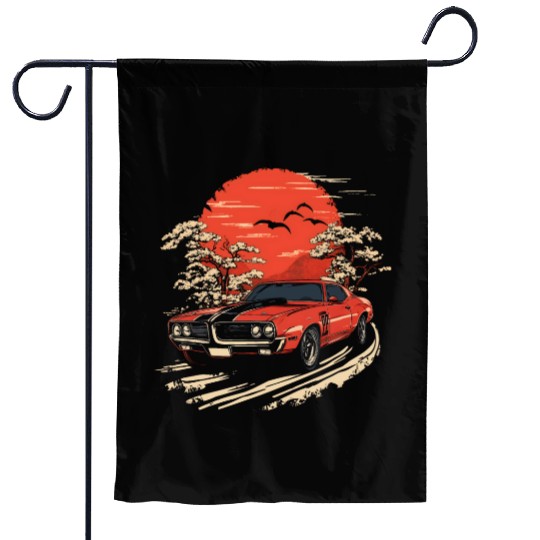 GTO Sunset Garden Flags