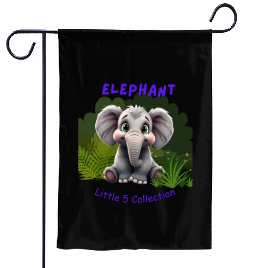 Little 5 Collection - Elephant Garden Flags