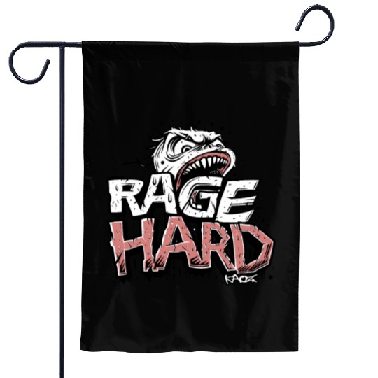 Rage Hard – Unleash the Beast Garden Flags