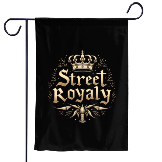 Street Royalty Golden Lobster Garden Flags