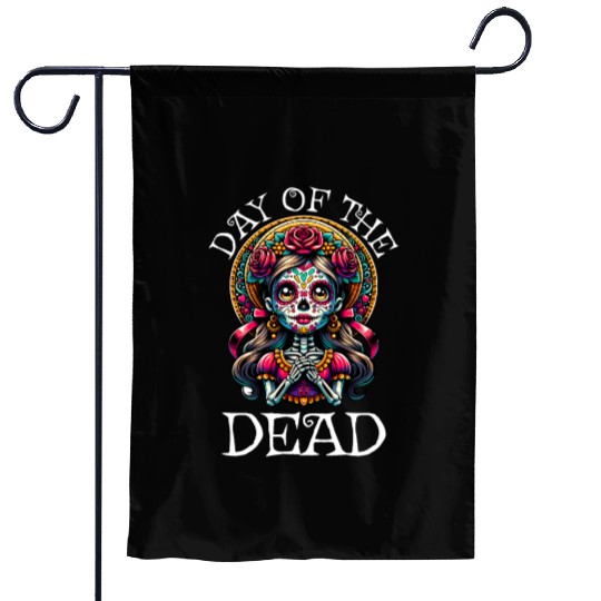 Day of the Dead Karnival, Halloween and Día de los Garden Flags