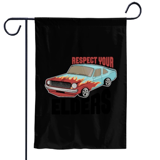 Funny Car Guy 1 Garden Flags