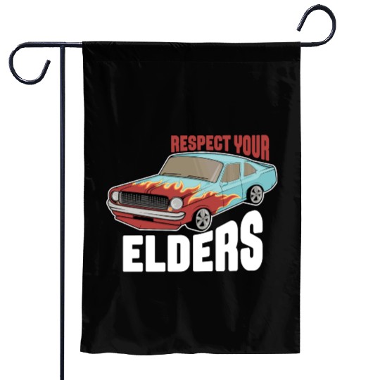 Funny Car Guy 2 Garden Flags