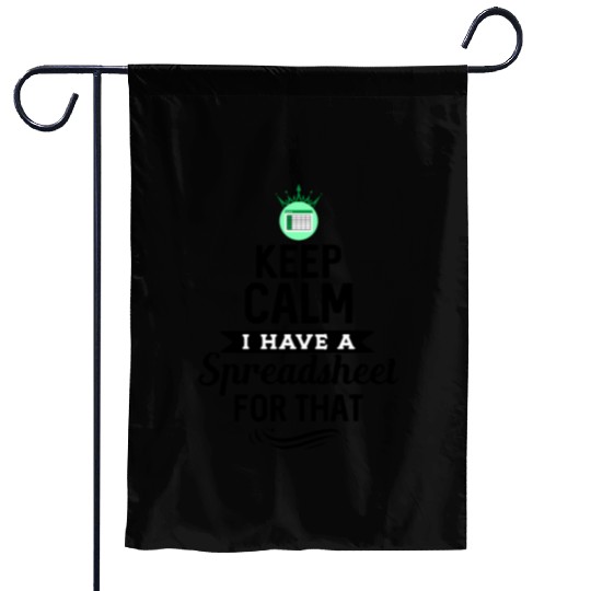 Funny Excel Spreadsheets Lover 1 Garden Flags