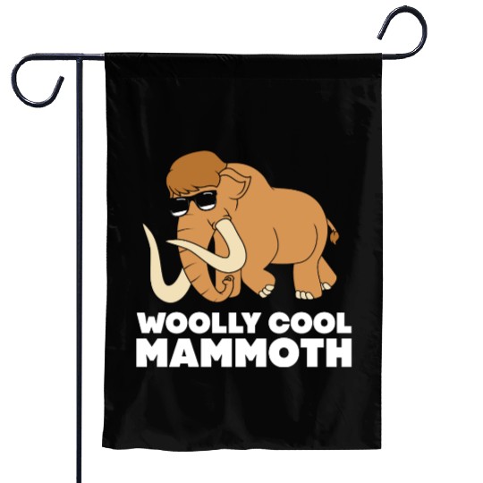 Cute Woolly Cool Mammoth Elephant With Sunglasses Garden Flags