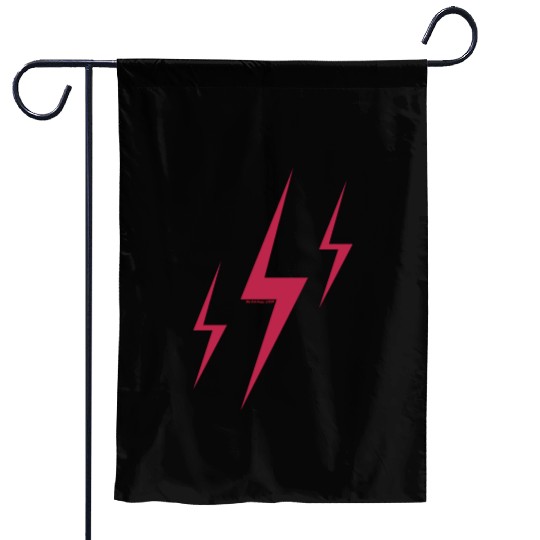 Triple Lightning Bolt Garden Flags