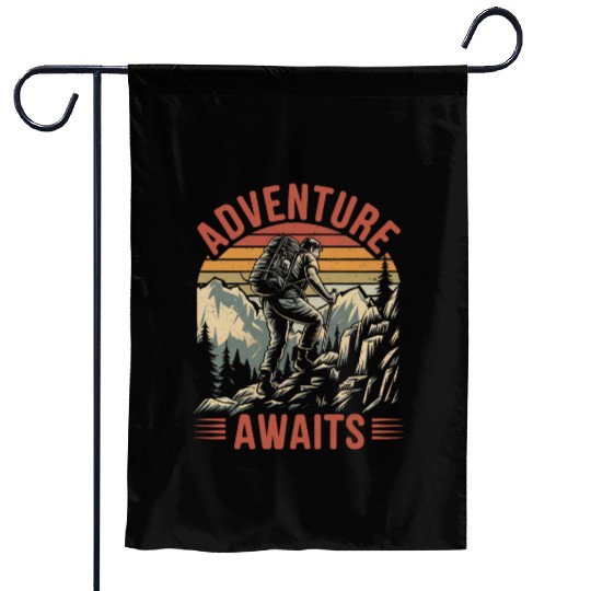 Adventure Awaits Garden Flags
