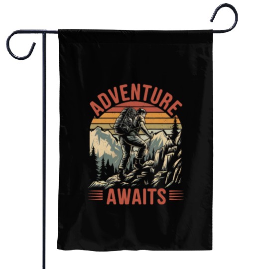 Adventure Awaits Garden Flags
