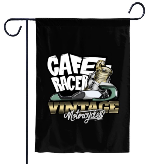 CAFE RACER VINTAGE Garden Flags