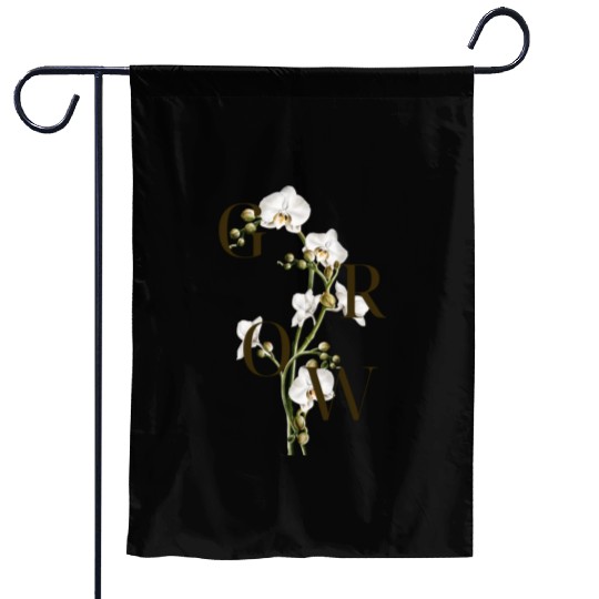 Grow Orchid Garden Flags