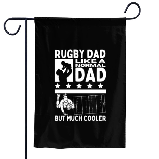 Rugby Dad Father Quote Funny Rugby Player Garden Flags