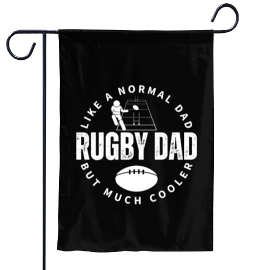 Rugby Dad Father Quote Funny Rugby Player Garden Flags