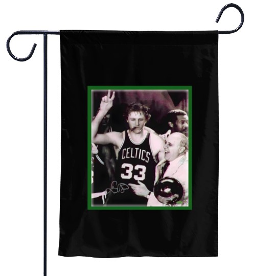 Larry Bird Garden Flags
