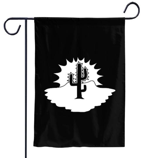 Cactus Desert Sunset Evening Sun Night Sunny Cacti Garden Flags