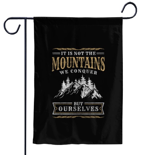 Mountaineering Hiking Alps Climb Garden Flags