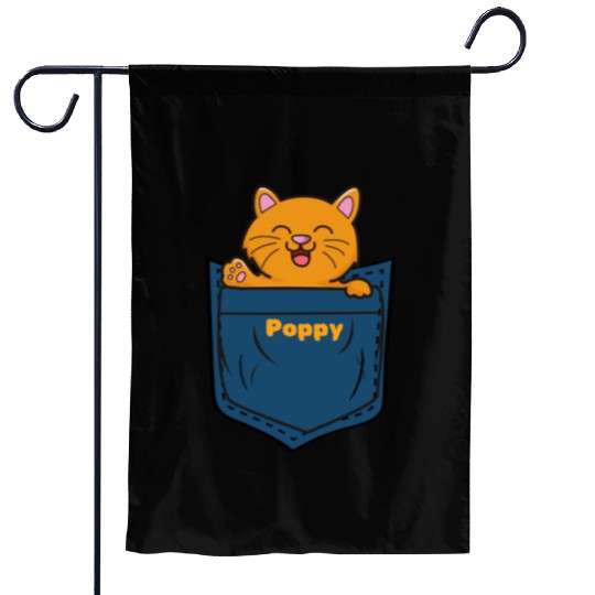Adorable poppy Garden Flags