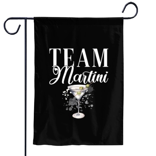 Team Martini Cocktail Bartender Garden Flags