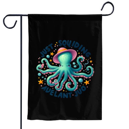 The Octopus Who Loved Lunch Garden Flags