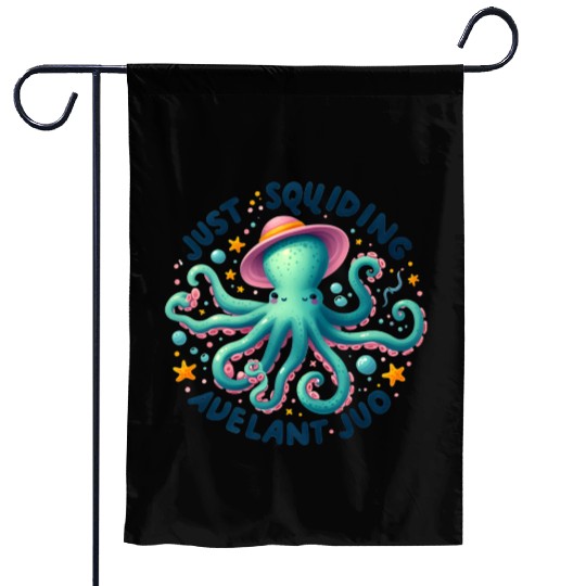 The Octopus Who Loved Lunch Garden Flags