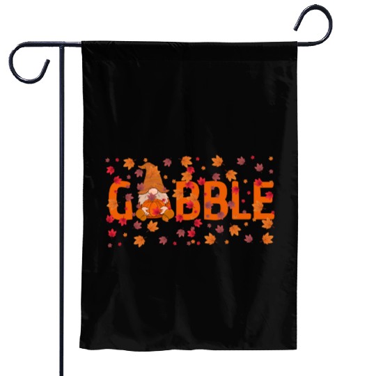 GOBBLE TURKEY PODIATRIST FUNNY THANKSGIVING Garden Flags