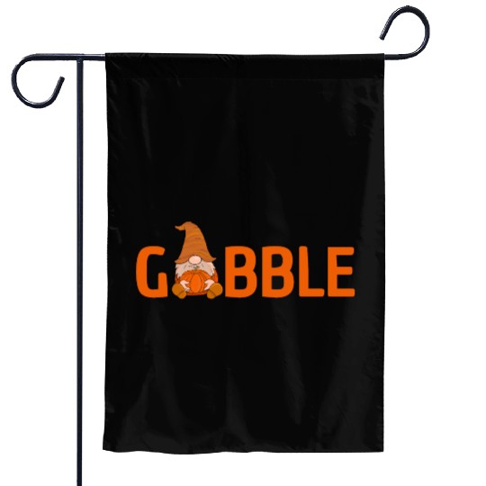 GOBBLE TURKEY PODIATRIST FUNNY THANKSGIVING Garden Flags