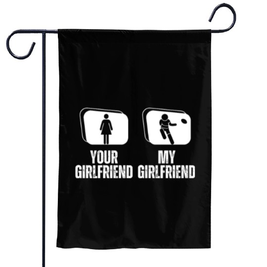 Rugby Player Your Girlfriend My Girlfriend Proud Garden Flags