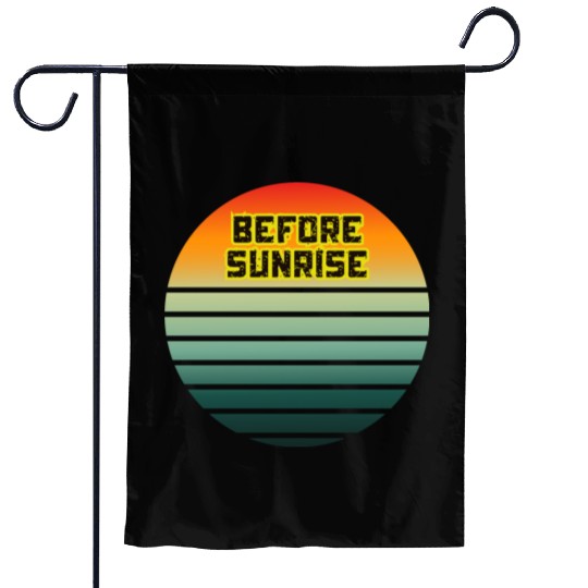 Before Sunrise Scenic Art Design Garden Flags