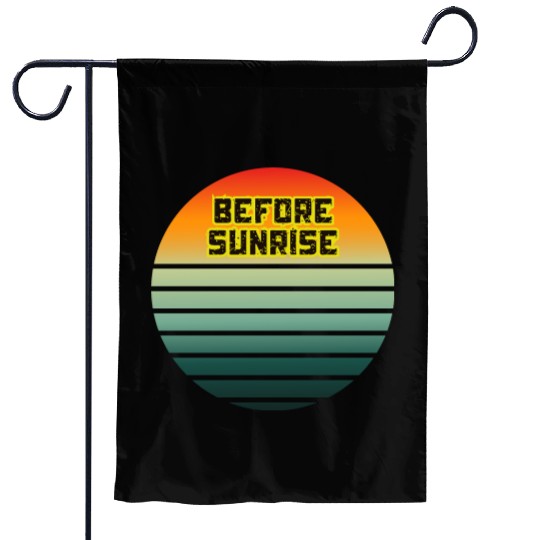 Before Sunrise Scenic Art Design Garden Flags
