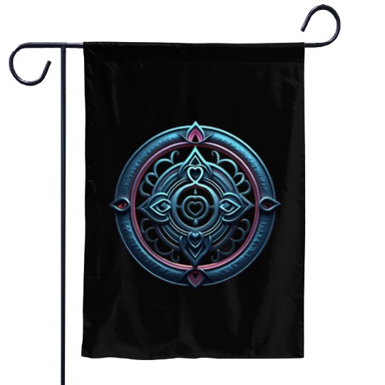 Sacred Heart Mandala Garden Flags