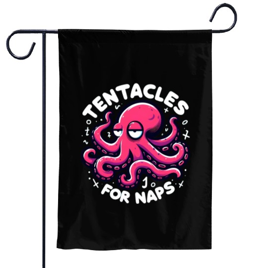 The Ink-Credible Adventures of Ollie the Octopus Garden Flags