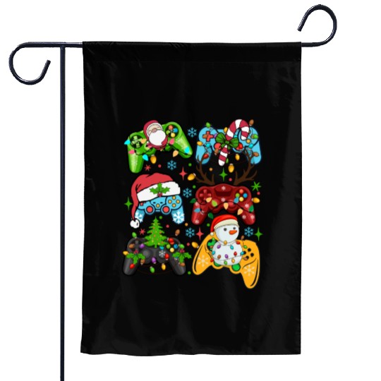 Christmas gaming Garden Flags
