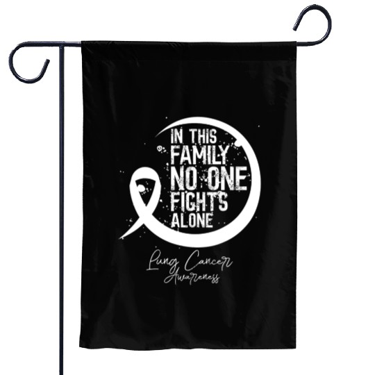 In This Family Fights Lung Cancer No One Alone Garden Flags