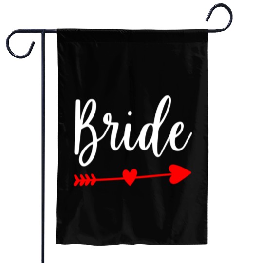 Bride Wedding Engagement Bachelorette Party Garden Flags