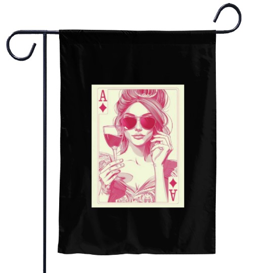joker girl Garden Flags