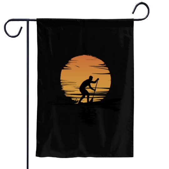 Stand Up Paddle Leisure Vacation Garden Flags