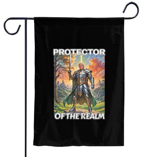 Protector of the Realm - President Trump Garden Flags