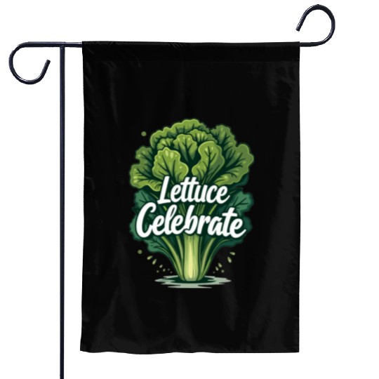 Funny Food Art: Lettuce Romaine Salad for Salad Garden Flags