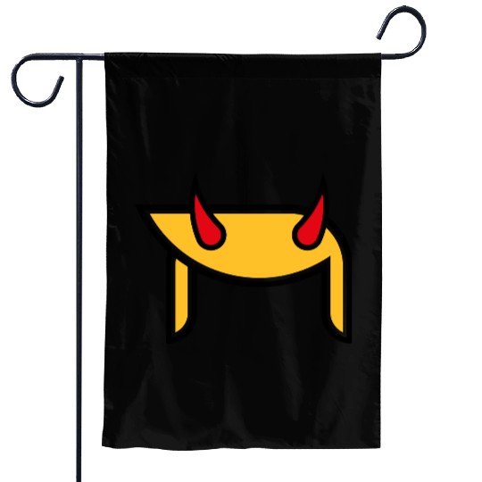Donald Horns (Hairstyle Devil Pop Art / 3C) Garden Flags
