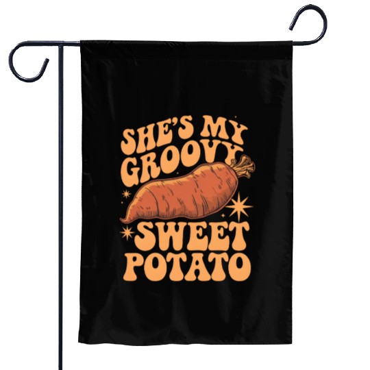 She's my Groovy Sweet Potato Garden Flags