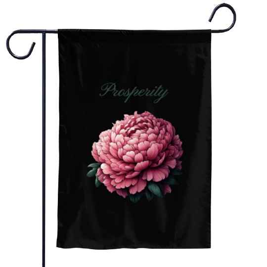 Peony of Prosperity: A Symbol of Wealth Garden Flags