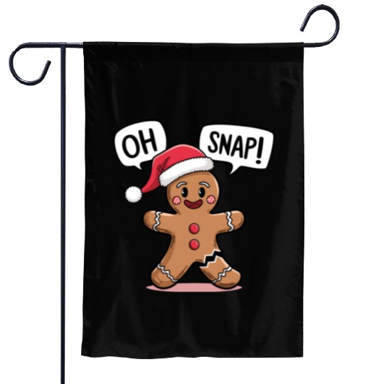 Oh Snap, Merry Christmas Garden Flags