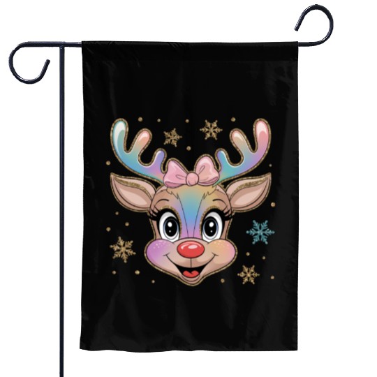 Merry Christmas, Christmas Retro Garden Flags