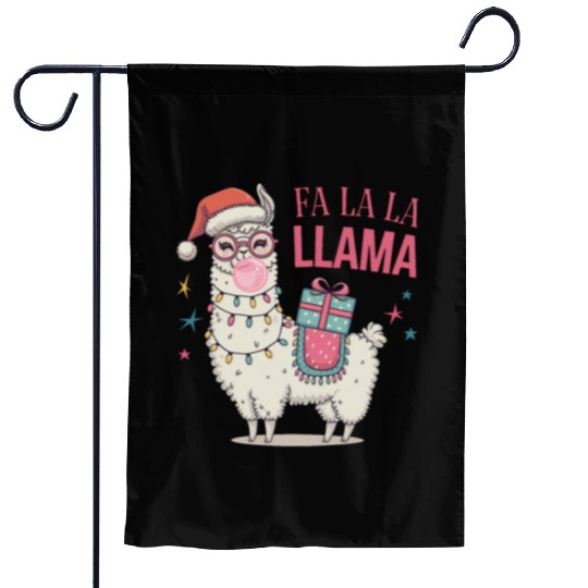 Christmas Llamas, Fa La La Llama Garden Flags