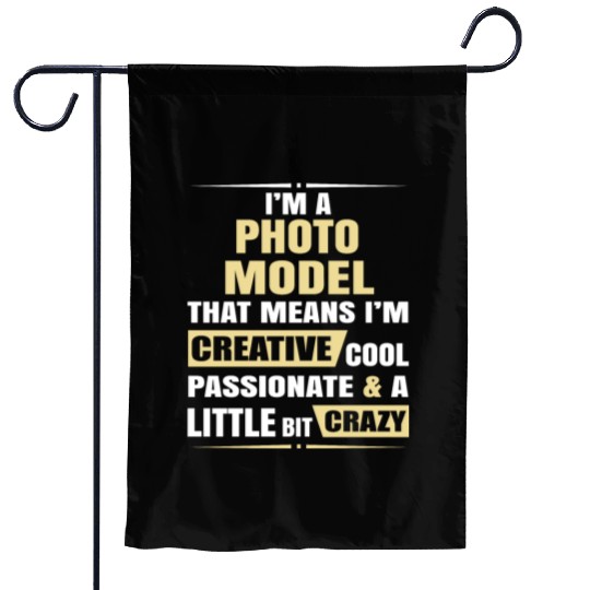 Photo Model Creative Cool And Crazy Garden Flags