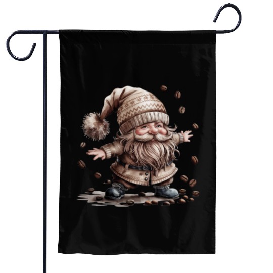 Merry Christmas, Cute Christmas Gnome Garden Flags