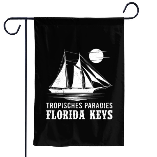 Florida TROPICAL PARADISE KEY-WEST COAST Garden Flags